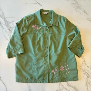 Allison Daley Light Green Top